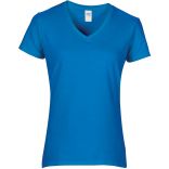 T-shirt Femme Col V Premium GI4100VL - Sapphire