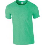 T-shirt homme col rond softstyle 6400 - Heather Irish Green