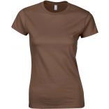 T-shirt femme col rond softstyle 6400L - Chestnut