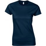 T-shirt femme col rond softstyle 6400L - Navy