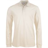 Polo homme manches longues K243 - Light Sand