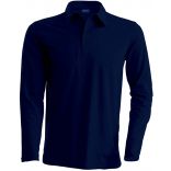 Polo homme manches longues K243 - Navy