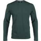 T-shirt homme manches longues col rond K359 - Forest Green