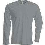 T-shirt homme manches longues col rond K359 - Oxford Grey