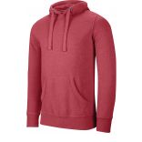 Sweat-shirt homme capuche "mélange" K462 - Dark Red Heather 