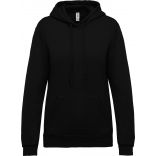 Sweat-shirt femme à capuche K473 - Black 