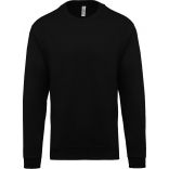 Sweat-shirt unisexe col rond K474 - Black