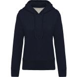 Sweat-shirt femme bio à capuche K483 - French Navy Heather