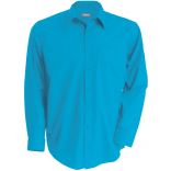 Chemise manches longues Jofrey K545 - Bright Turquoise