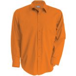 Chemise manches longues Jofrey K545 - Orange