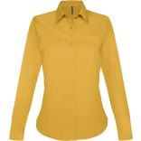 Chemise manches longues femme Jessica K549 - Yellow