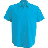 Chemise manches courtes Ace K551 - Bright Turquoise