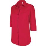 Chemise manches 3/4 femme K558 - Classic Red