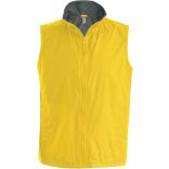 Bodywarmer doublé polaire Record K679 - Yellow / Grey