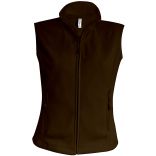 Gilet femme micropolaire Mélodie K906 - Dark Chocolate