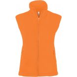 Gilet femme micropolaire Mélodie K906 - Orange