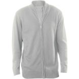 Cardigan homme zippé K961 - Grey Melange