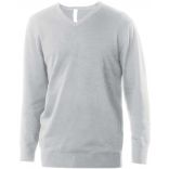 Pull homme col V K965 - Grey Melange