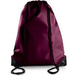 Sac à dos avec cordelettes KI0104 - Burgundy - 44 x 34 cm