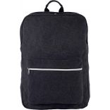 Sac à dos en coton canvas KI0161 - Washed Black