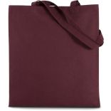 Sac tote bag shopping basic KI0223 - Wine - 38 x 42 cm