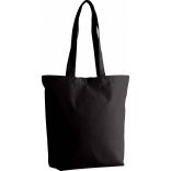 Sac cabas en coton bio KI0252 - Black