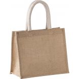 Sac style cabas en toile de jute KI0273 - Natural