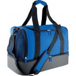 Sac de sport collectif KI0618 - Dark Grey / Royal Blue - 55 x 28 x 34 cm