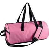 Sac de sport forme tube KI0619 - Pink / Black-One Size