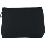 Trousse en coton canvas personnalisable KI0724 - Black