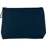 Trousse en coton canvas personnalisable KI0724 - Midnight Blue