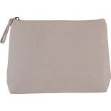 Trousse en coton canvas personnalisable KI0724 - Natural