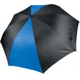 Grand parapluie de golf KI2008 - Black / Royal Blue