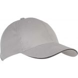 Casquette 6 panneaux Orlando KP011 - Light Grey / Dark Grey