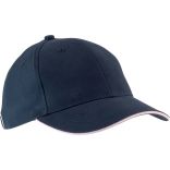 Casquette 6 panneaux Orlando KP011 - Navy / Pink