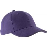 Casquette 6 panneaux Orlando KP011 - Purple / Dark Grey