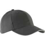 Casquette 6 panneaux Orlando KP011 - Slate Grey / Light Grey