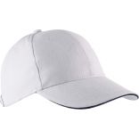 Casquette 6 panneaux Orlando KP011 - White / Navy