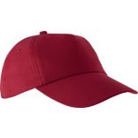 Casquette 5 panneaux First - Red