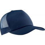 Casquette 5 panneaux Trucker KP111 - Navy