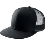 Casquette Trucker 6 panneaux KP113 - Black-One Size