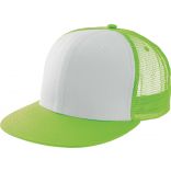 Casquette Trucker 6 panneaux KP113 - Lime / White-One Size