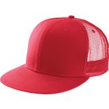 Casquette Trucker 6 panneaux KP113 - Red-One Size