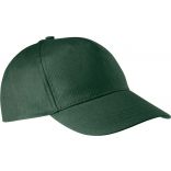 Casquette 5 panneaux en coton KP116 - Forest Green