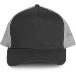 Casquette Trucker 5 panneaux KP137 - Dark Grey / Light Grey