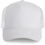 Casquette Trucker 5 panneaux KP137 - White / White