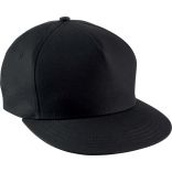 Casquette Snapback 5 panneaux KP139 - Black