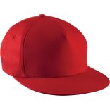 Casquette Snapback 5 panneaux KP139 - Red