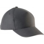 Casquette enfant avec sandwich contrasté KP148 - Slate Grey / Light Grey