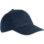 Casquette coton épais 5 panneaux KP162 - Navy